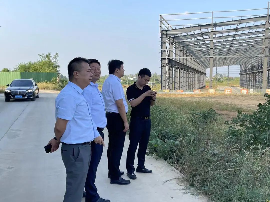 南浦集團總經理宋萬軍調研集團光山縣天然氣產業鏈項目現場并參加項目開工儀式